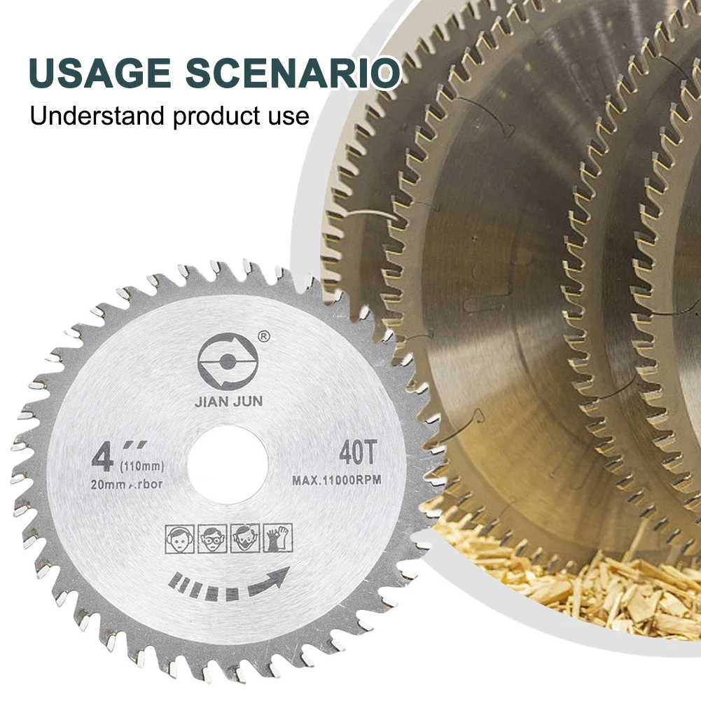 4 \\\" tarcza piły 40 cali części metalowe okrągłe narzędzie akcesoria do obróbki drewna zestaw do cięcia tarczowego 40 zębów 2019 praktyczne