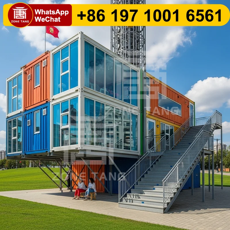 

Steel Structure ISO CE Certificate Container Home Flat Pack House Container Buildings Guard House Modular Homes Economic Compact