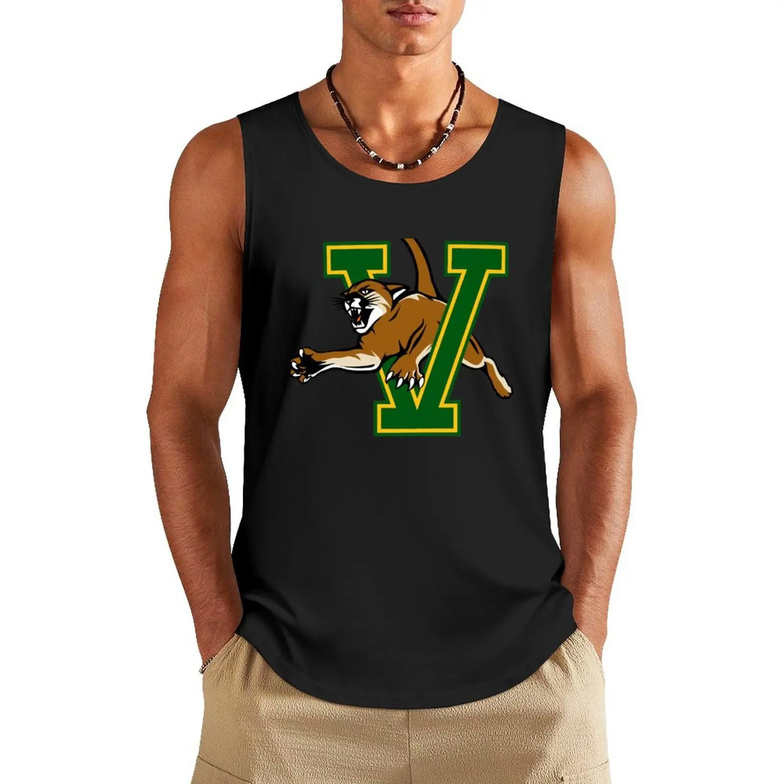 

UVM Catamounts Tank Top Men's sports t-shirt Men's tops Male vest