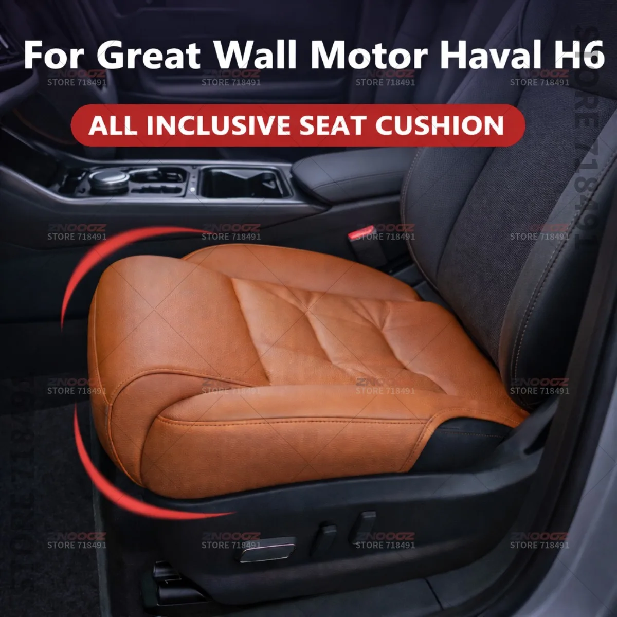 

For Great Wall Motor Haval H6 Car Seat Leg Support Extension Seat Cover Memory Foam Extender Cushion Interior Accessories