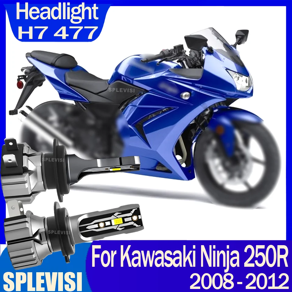 Shockproof Durable for Rough Roads Instant Full Brightness motorcycle Headlight For Kawasaki Ninja 250R 2008 2009 2010 2011 2012