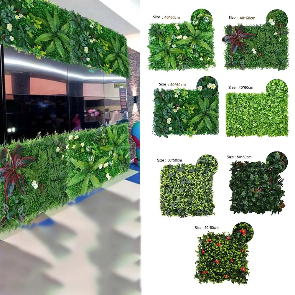 

Artificial Green Grass Square Lawn Plant Living Room Background Artificial Lawn For Outdoor Party Home Garden Decor