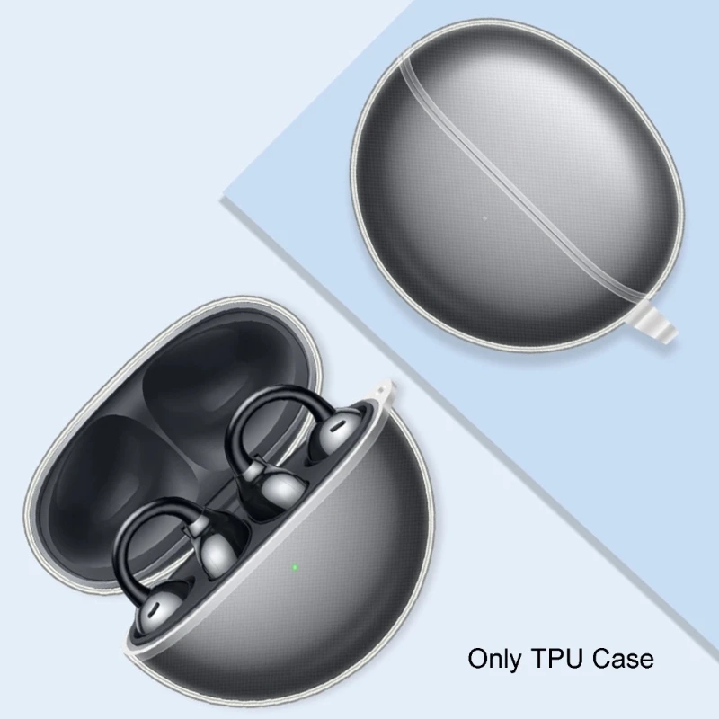 Compatible for Freeclip Shockproof Wireless Earphone Sleeve Impact-resistant Soft Housing Anti Dust Washable Guard Cover