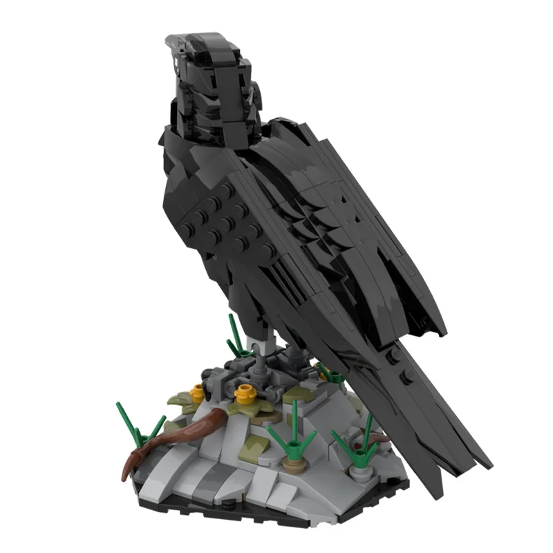 357pcs MOC Raven modulaire bouwstenen DIY vogelmodel creatieve montage leuk educatief speelgoed voor kinderen en verzamelaars