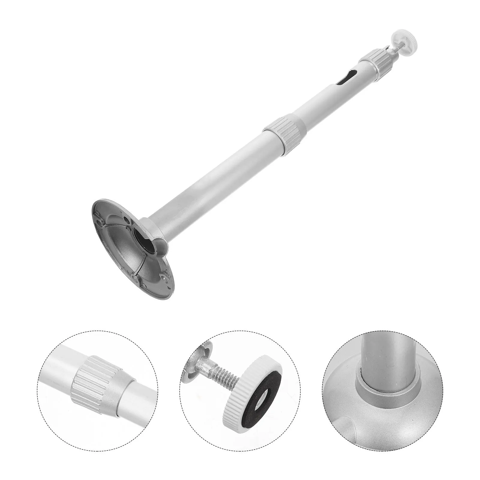 

Retractable Camera Mount Bracket Wall Ceiling Indoor Security Holder Adjustable Metal Stand Floating Shelf Support