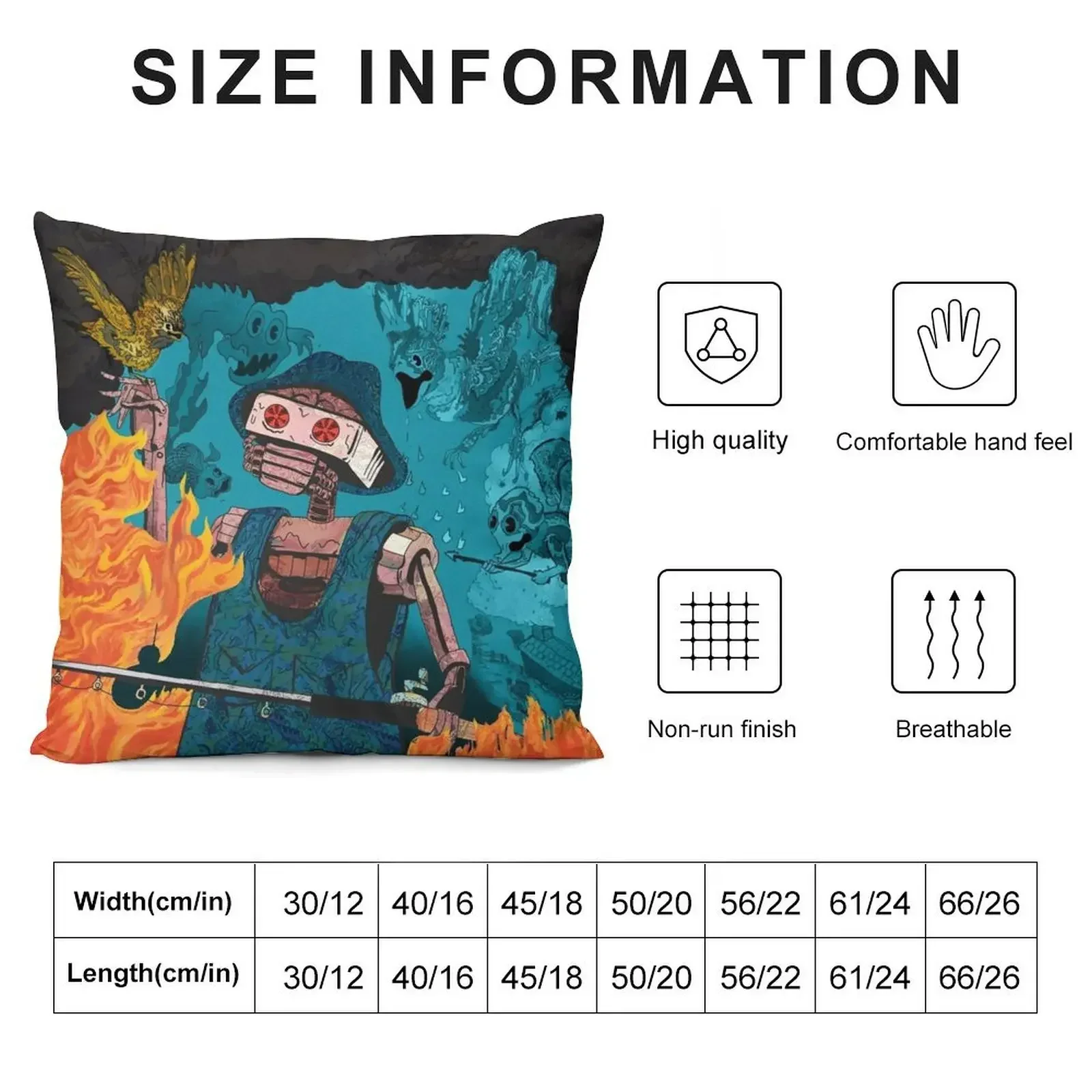 Fishing For Fishies, Han Tyumi, King Gizzard Throw Pillow Decorative Sofa Cushion christmas cushions covers pillow