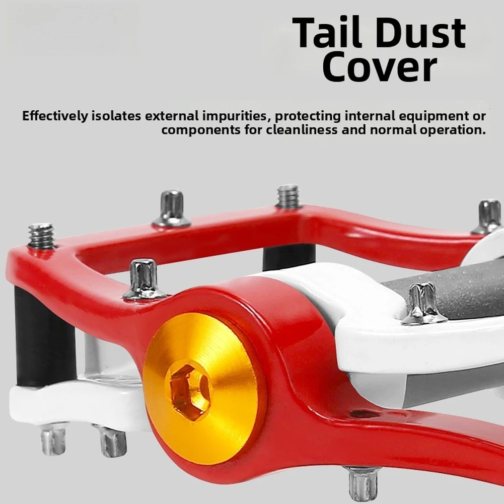 Lightweight Aluminum Alloy Bike Pedals Featuring Triple Bearing System and 20 Slip Pins for Smooth Rotation Lightweight