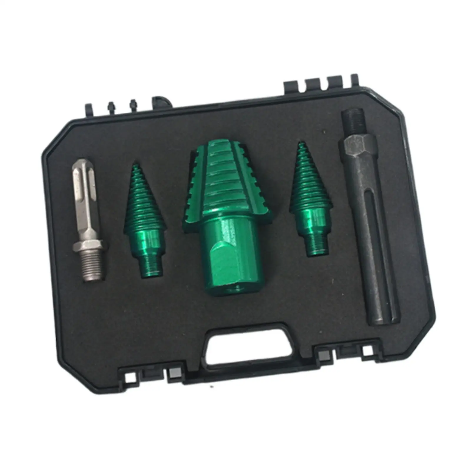 Wood Splitting Drill Bit Heavy Duty Cone Design Efficient Log Splitter for Home Heating Rural Outdoor Woodworking