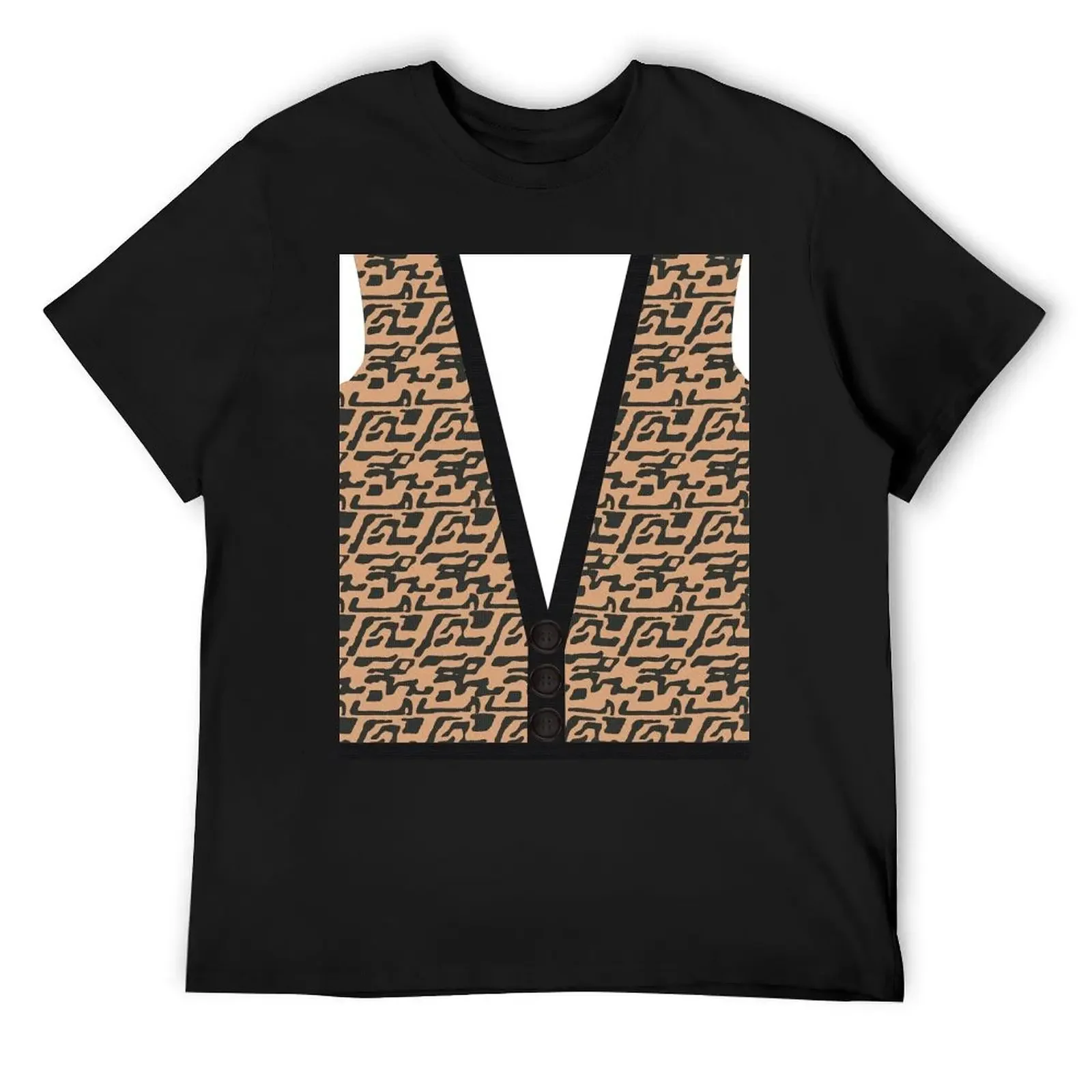 

Ferris Bueller Fancy Vest T-Shirt man clothes basketball graphic tees blue archive t shirts for men pack