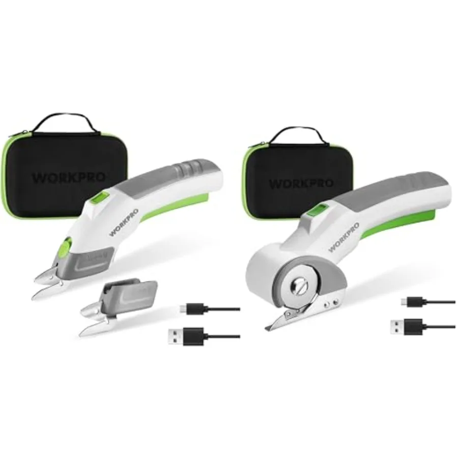 

Cordless Electric Scissors with 2 Blades and WORKPRO Cordless Electric Scissors
