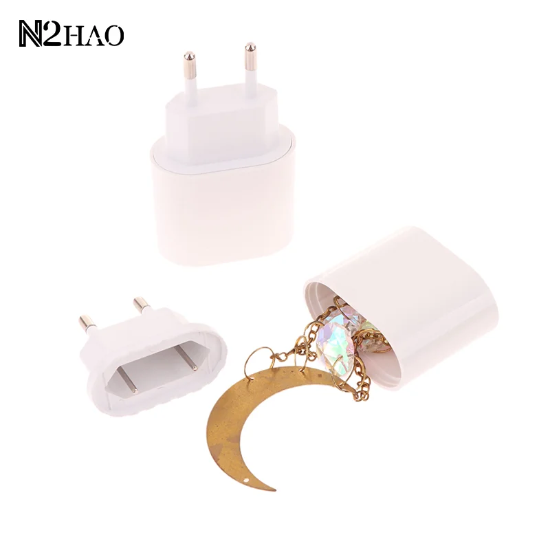 1pcs Fake Charger Sight Secret Home Diversion Stash Can Safe Container ⁣⁣⁣⁣Hidden Storage Compartment Charging Cover Hiding Spot