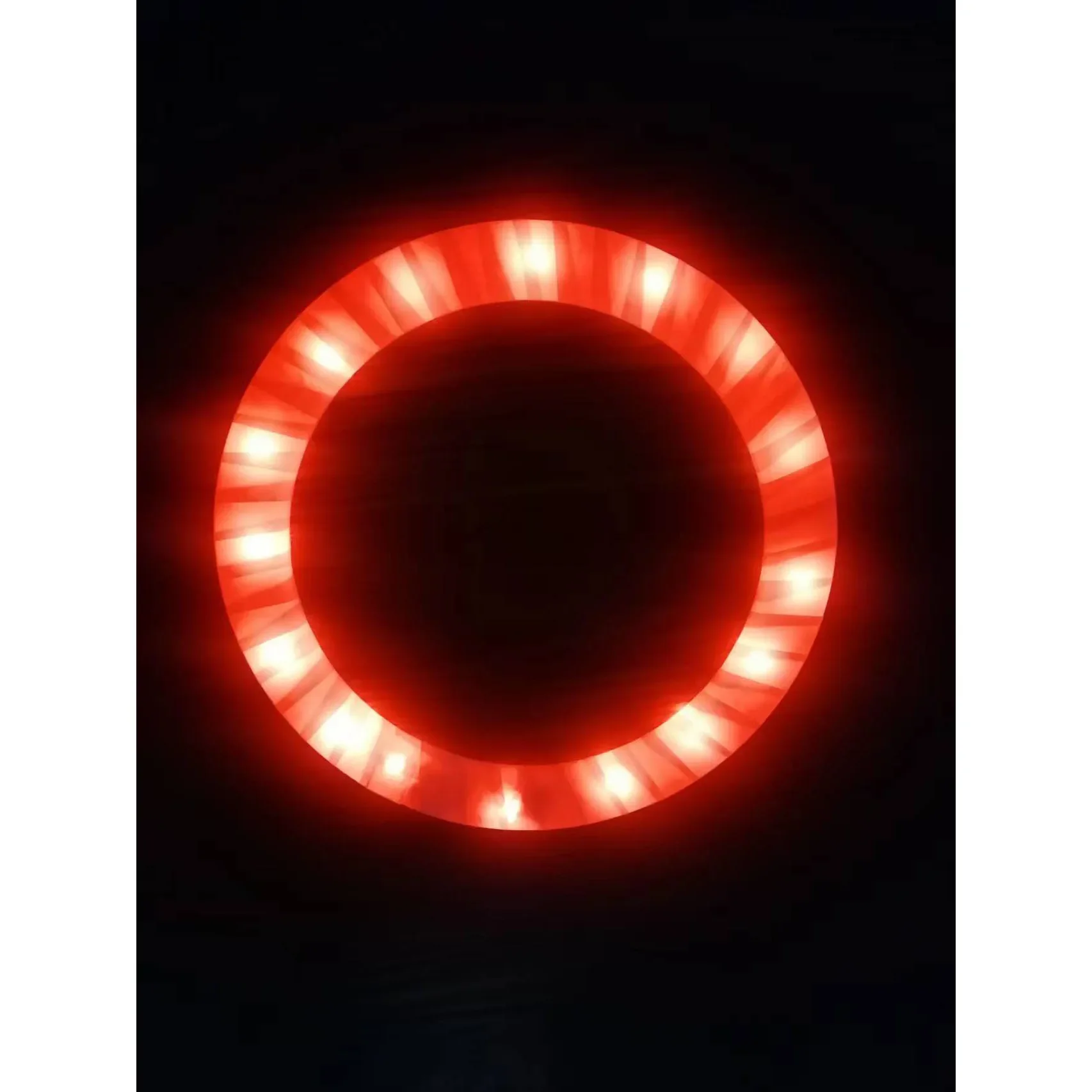 Rechargeable LED Rings Light Up Decoration Juggling Rings Flexible Colors