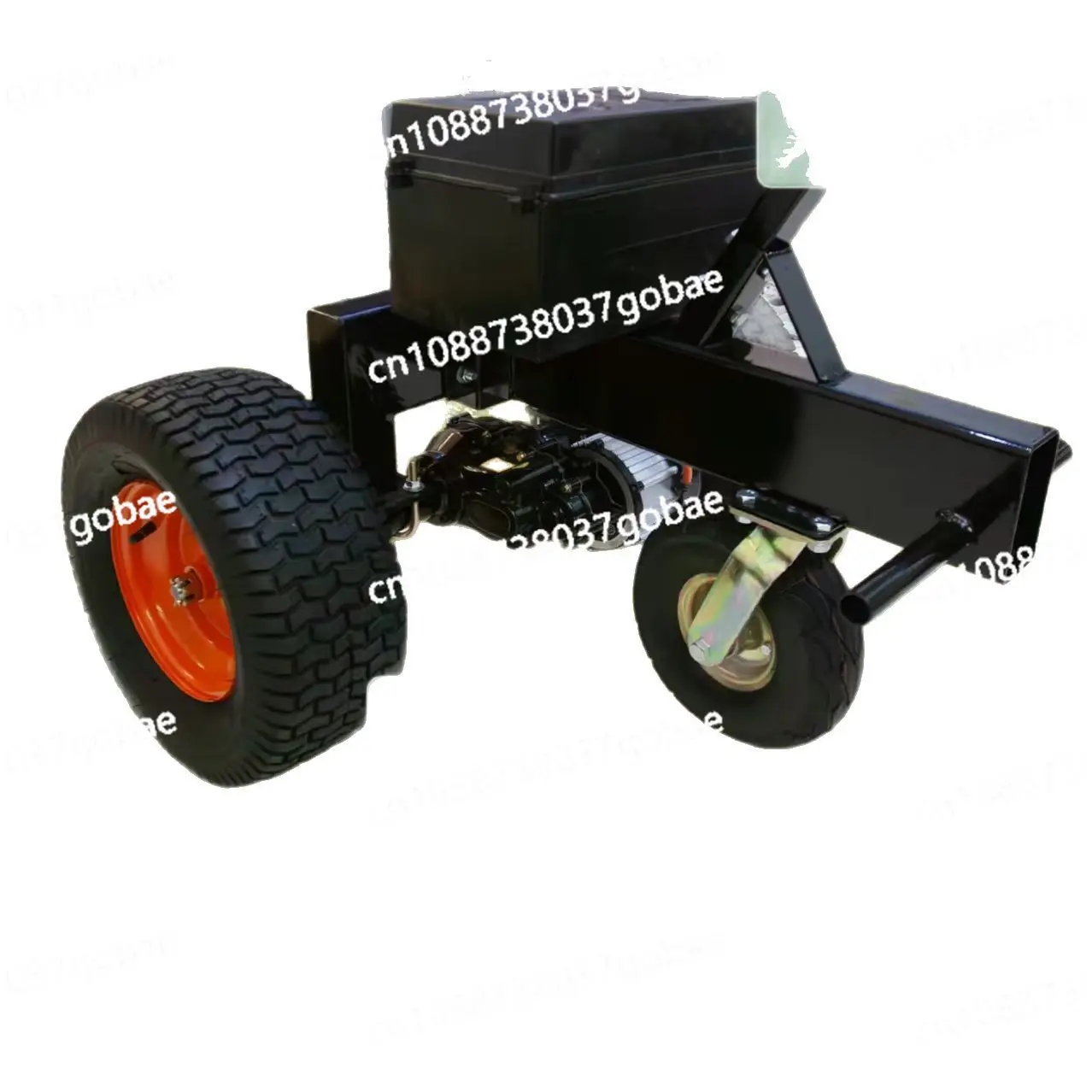 Small three-wheeled electric towing trolley, boat trailer, durable for handling, easy to operate