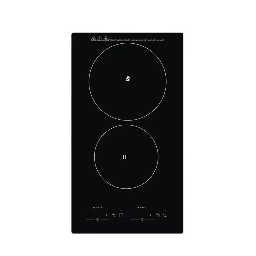 2-Burner 3500W Built-In Electric Induction Infrared Cooktop Stainless Steel Ceramic Cooker Multi-Function Waterproof Portable