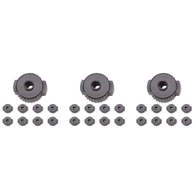 

AEF6-27Pcs Комплект быстросъемных гаек из АБС-пластика для барабанной установки, быстросборные элементы для тарелок, сменные аксессуары для барабанов