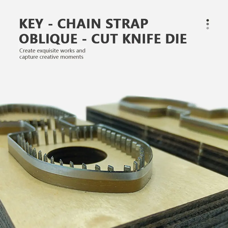 Keychain Knife Mold with Cutting Feature - Convenient Simple Durable Material Handling view 5