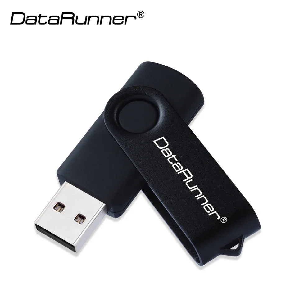 DataRunner USB 2.0 Flash Drive 32GB Rotation Pen Drive 16GB 64GB 128GB 256GB Metal Pendrive USB Memory Stick Flash Disk