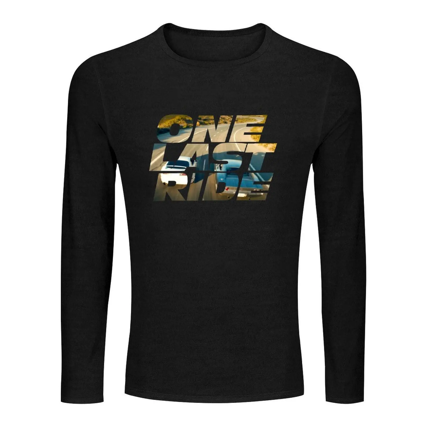 Fast & Furious - تي شيرت طويل من One Last Ride مقاس كبير تي شيرت للأولاد مطبوع عليه حيوانات ملابس علوية للرجال #2