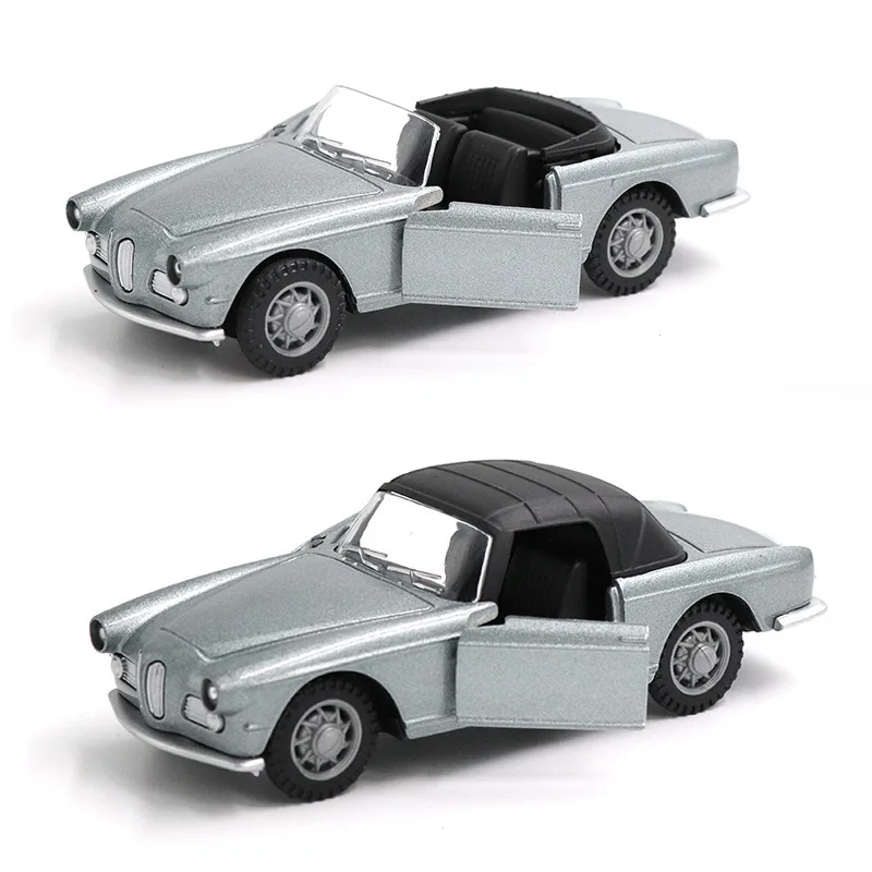 1:36 Alloy Diecast BMWS Convertible Vintage Car Model Classic Pull Back Car Vehicle Replica For Collection Gift for Kids