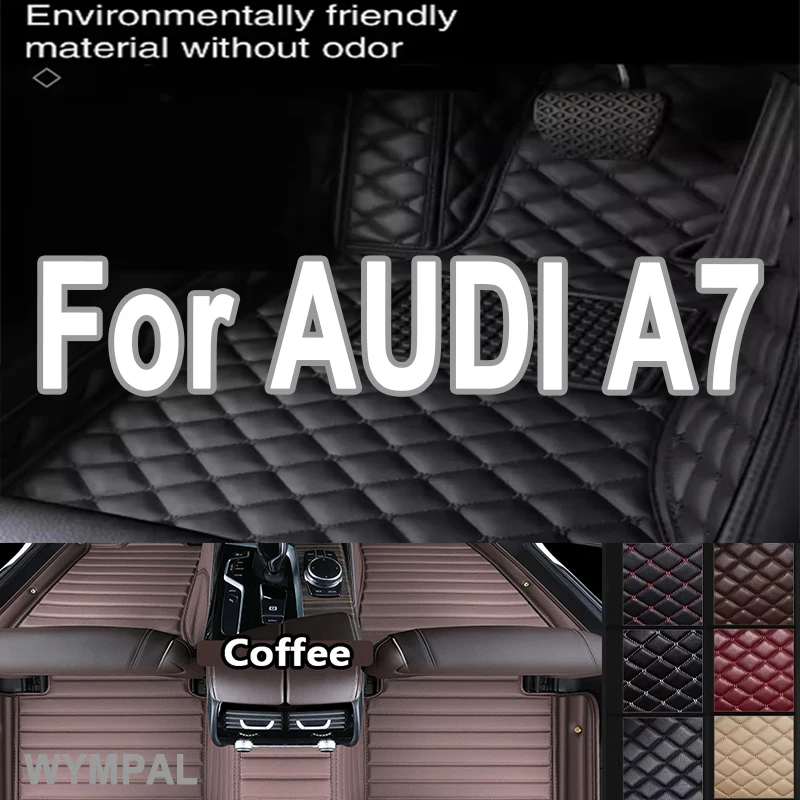 

Luxury Car floor mats for AUDI A7 2012 2013 2014 2015 2016 2017 2018 Custom auto foot Pads automobile carpet cover