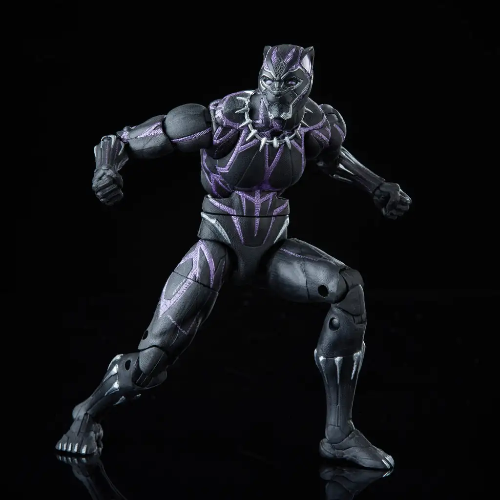 Genuine Bulk Marvel Legends Vibranium Black Panther Comic Book Version Black Panther 6-Inch Action Figure Model Gifts For Boys