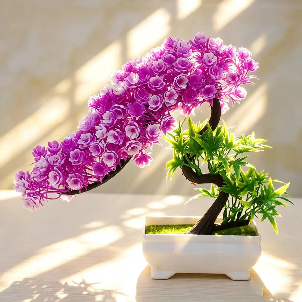 Künstlicher Massonkiefer-Bonsai, Simulierte Kleine Pflanzen, Topfpflanzen, Garten-Tisch-Dekoration, Zimmerpflanzen, Künstliche Pflanzenornamente