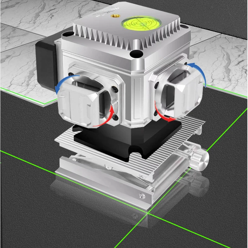 3D laser level Green 12/16 lines Self-Leveling Cross line vertical Super Powerful Green 360 laser line Horizontal level laser