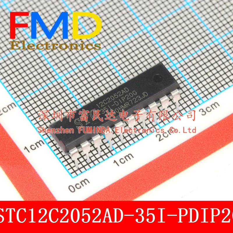 Single Chip Microcomputer(MCU/MPU/SOC) STC12C2052AD-35I-PDIP20 DIP-20 Brand New in Stock