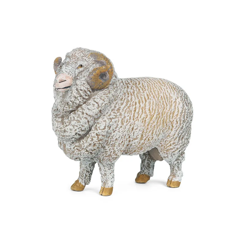 Montgomery toy simulation wild animal model sheep bighorn argali goat solid static hand-made ornament