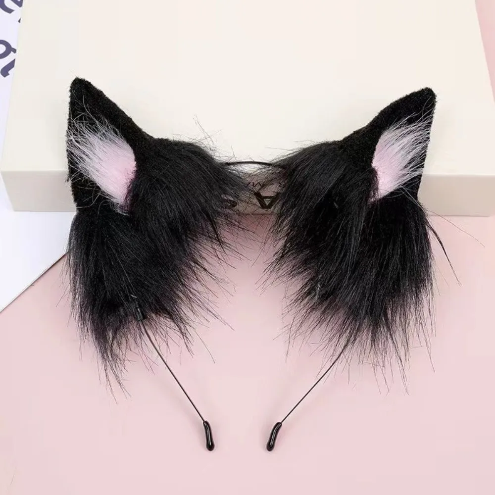 

Креативная повязка для волос с милыми кошачьими ушками, украшение для косплея, обруч для волос в стиле Лолиты, повязка на голову, аксессуары для волос