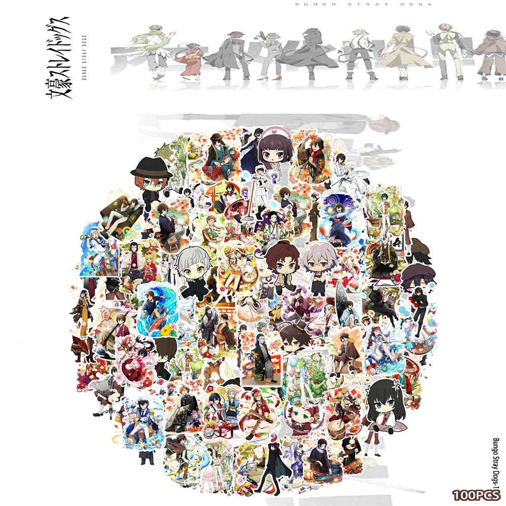 Cute Q‑Version Anime Character Waterproof Stickers DIY Decals for Phone Case Laptop Water Bottle Scrapbook Journal Decor