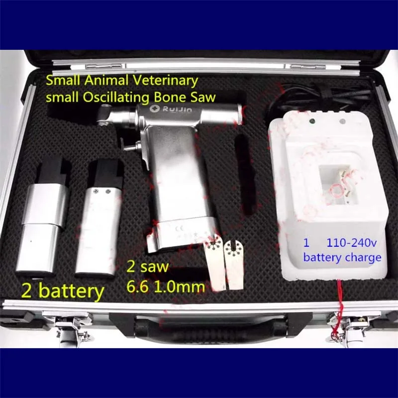 medical Small Animal orthopedic instrument Veterinary Oscillating Bone Saw Power Tool 7.2 V Hand foot Temperature Sterilization