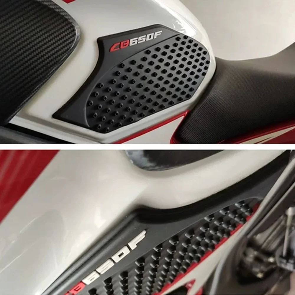 Anti‑Slip Knee Grip Traction Tank Pads, Gas Side Protective Stickers for Honda CB650F CB 650 F 2014‑2017 Motorcycle