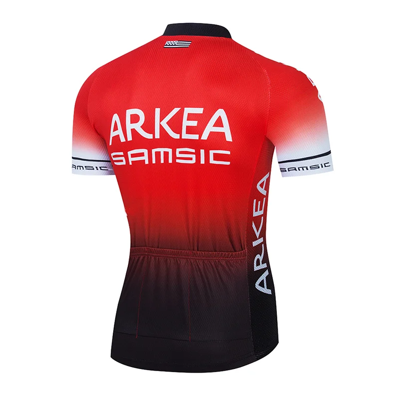 Team ARKEA SAMSIC Cycling Jerseys MTB Maillot Mountain Bike Clothing Ropa Ciclismo Summer Quick Dry Men's Short Sports Top Shirt