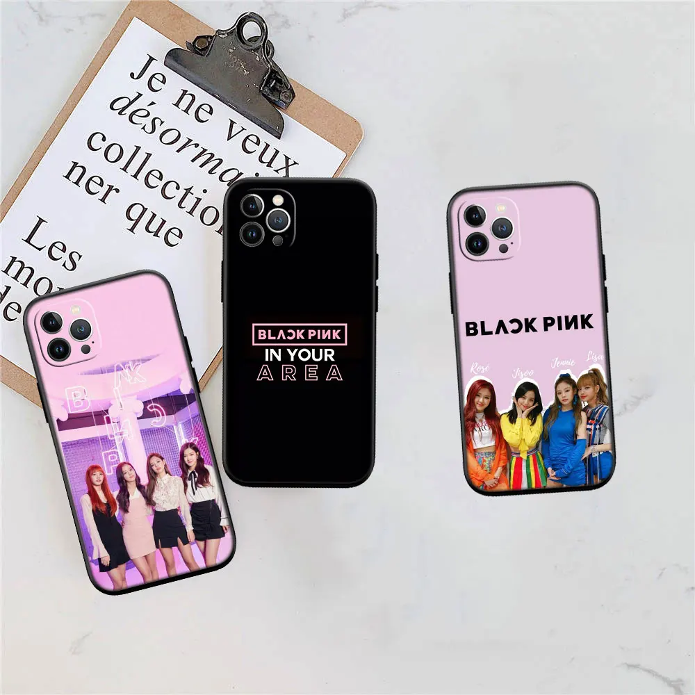 B-BLACKPINK Case for Xiaomi Mi POCO M6 F5 F6 X6 C65 C55 C51 C50 Redmi Note 13 13C A3 A3X Pro Plus