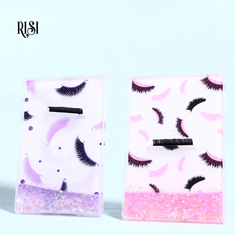 

RISI Acrylic Quicksand Lash Stand Mahjong Flow White Sand Birthday Present Gifts
