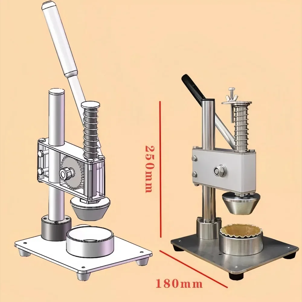 

Shipping to Israel Tartlet Molding Making Machine Egg Tart Shell Press Machine Tartlet Forming Machine