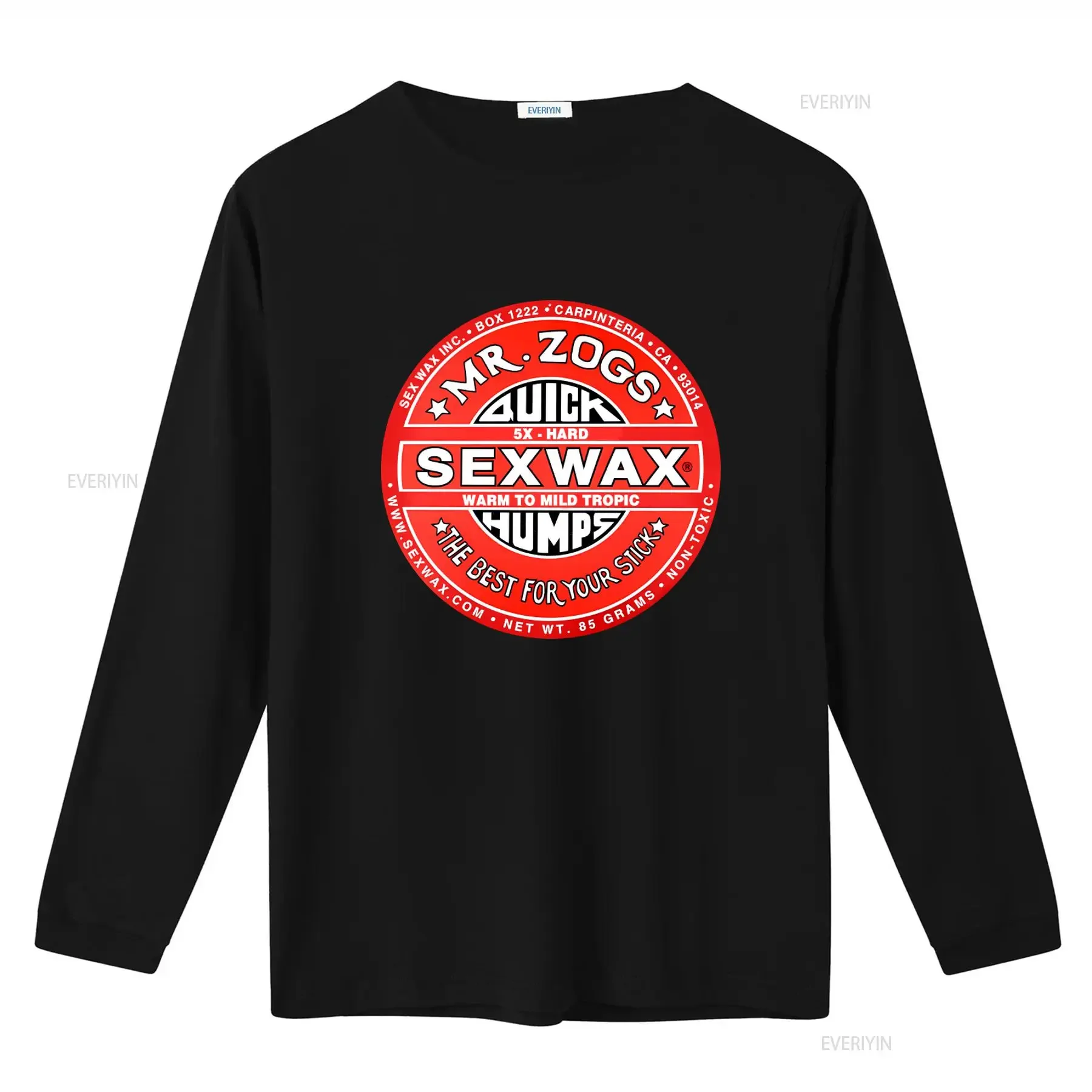 Mr Zogs Sexwax Adult Men's Medium Black Surfing T Shirt 100 Cotton Quick 5X Hard Warm to Mild Tropic Humps Design vintage