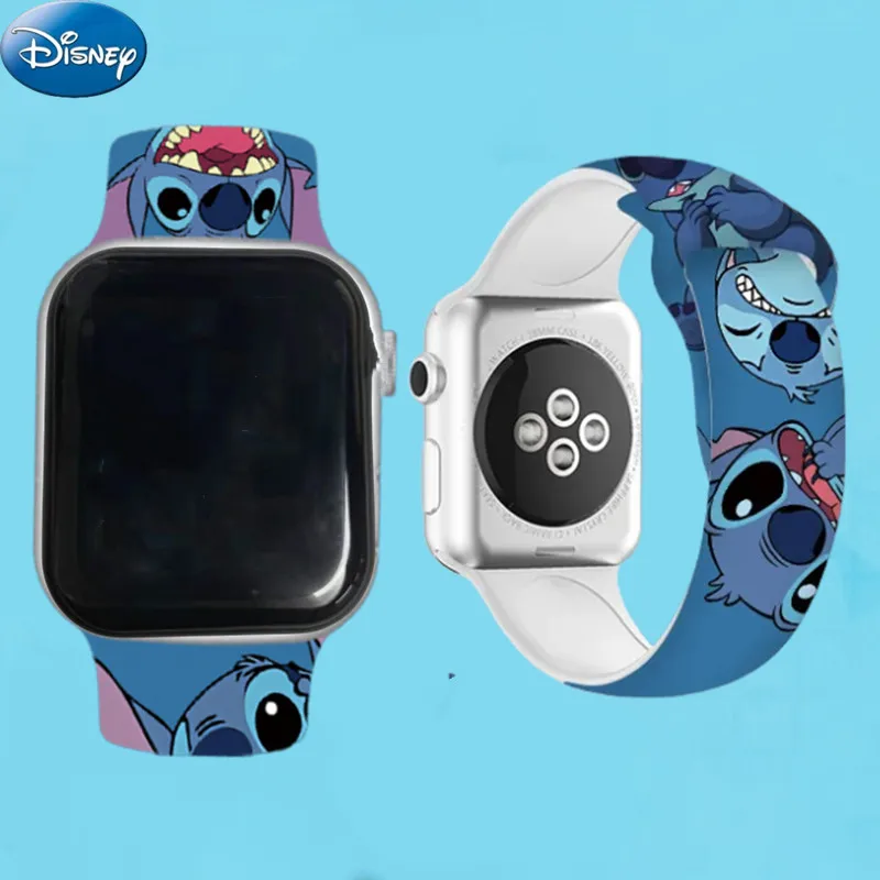 Disney Stitch Kids Watches Girls Smart Watch for Children Digital Clock Watchs Sport Silicone Children Clock Toy Christmas Gift