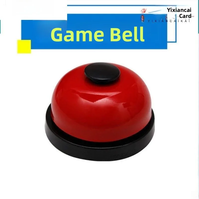 

Пластиковый игровой колокольчик с большой красной головкой, прочный, не вибрирующий, для карточных и настольных игр, аксессуар для ролевых игр