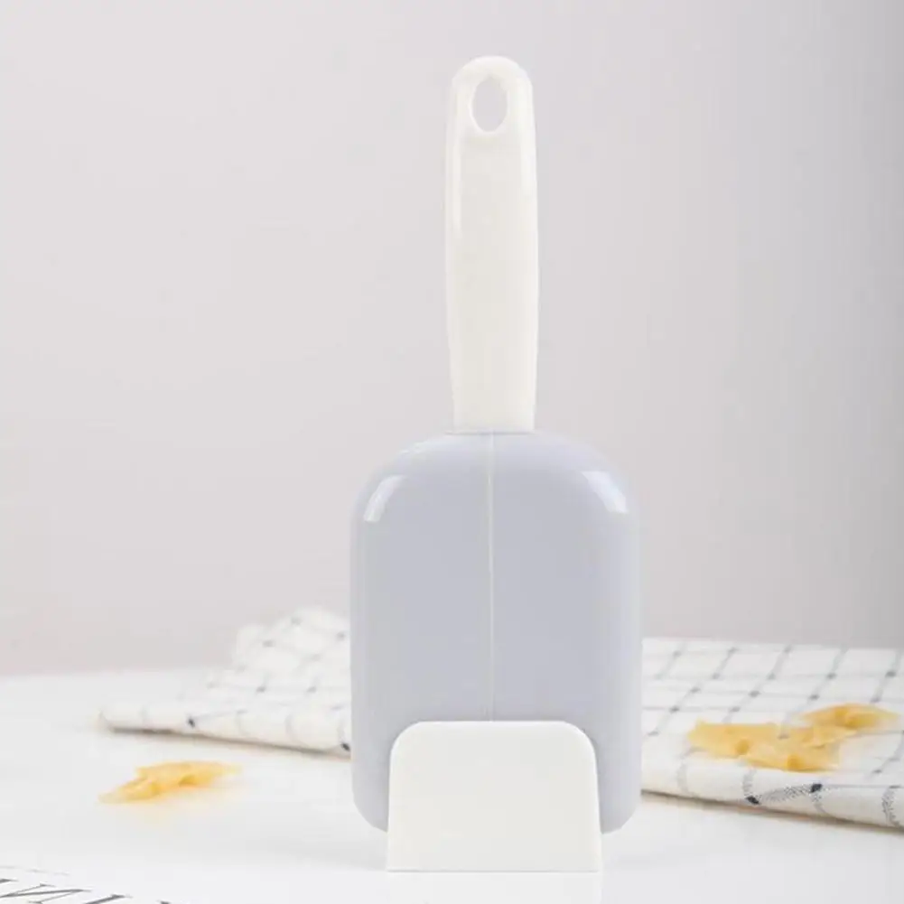 Rice Paddle Stand Rice Spoon Holder Stand Up Rice Scoop Automatic Opening Closing Rice Spatula Paddle Standing Spoon Rest Tool
