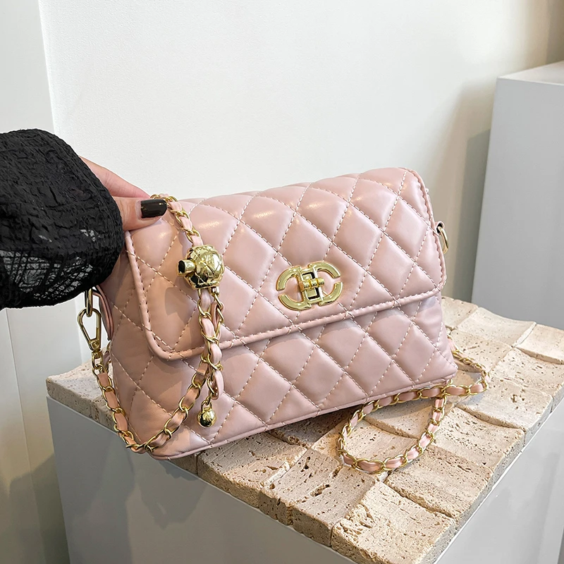 Женская сумка через плечо премиум-класса, роскошная кожаная сумка через плечо, женская сумка-тоут, дизайнерская брендовая сумка с золотым металлическим декором