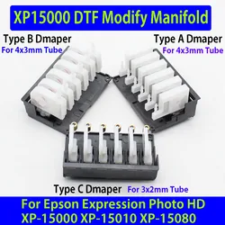 For Epson XP15000 15010 DTF Conversion Printhead Manifold Adaptor Expression Photo HD DTF Ink Damper Convert XP-15000 Print Head