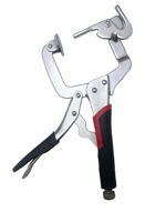 12 Inch/300mm Vigorous Pliers Woodworking Oblique Hole Clamp Dual Purpose C-Clamp High-Quality Chrome Vanadium Steel