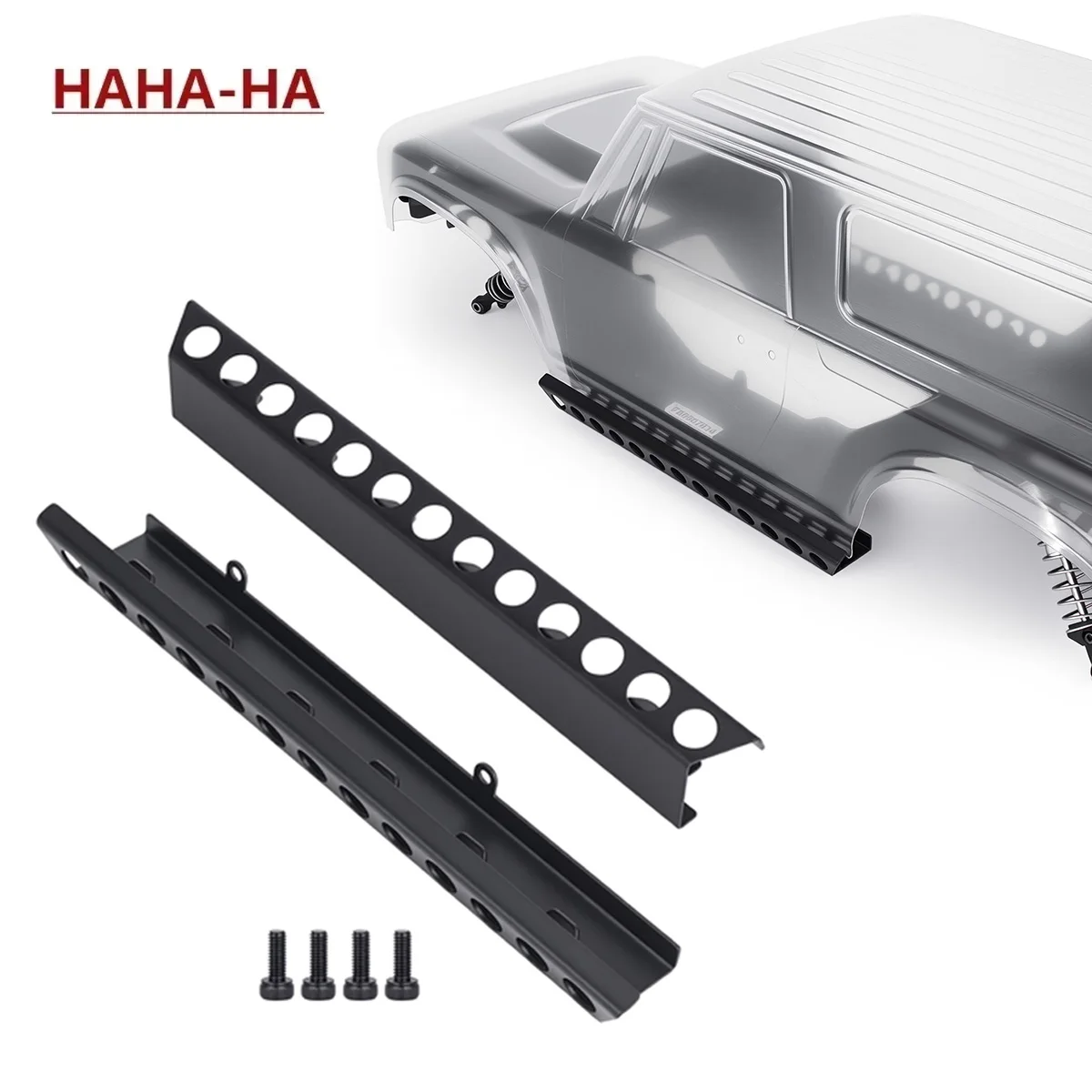 Stainless Steel Side Pedal Side Guard Plate for 1/10 RC Crawler Car Vanquish VS4 VS4‑10 PRO Upgrade Parts