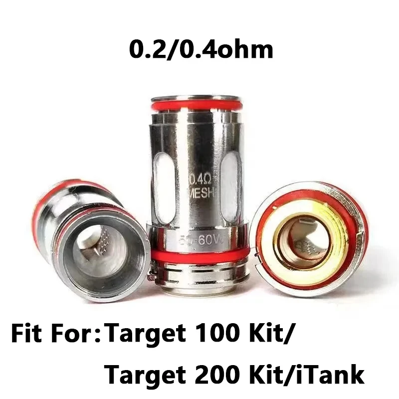 5 قطعة/الحزمة GTi لفائف 0.2ohm 60-75 واط 0.4ohm 50-60 واط لفائف ل ITank Sub أوم خزان الهدف 200 100/80 الجنرال 80S & 200 عدة #1