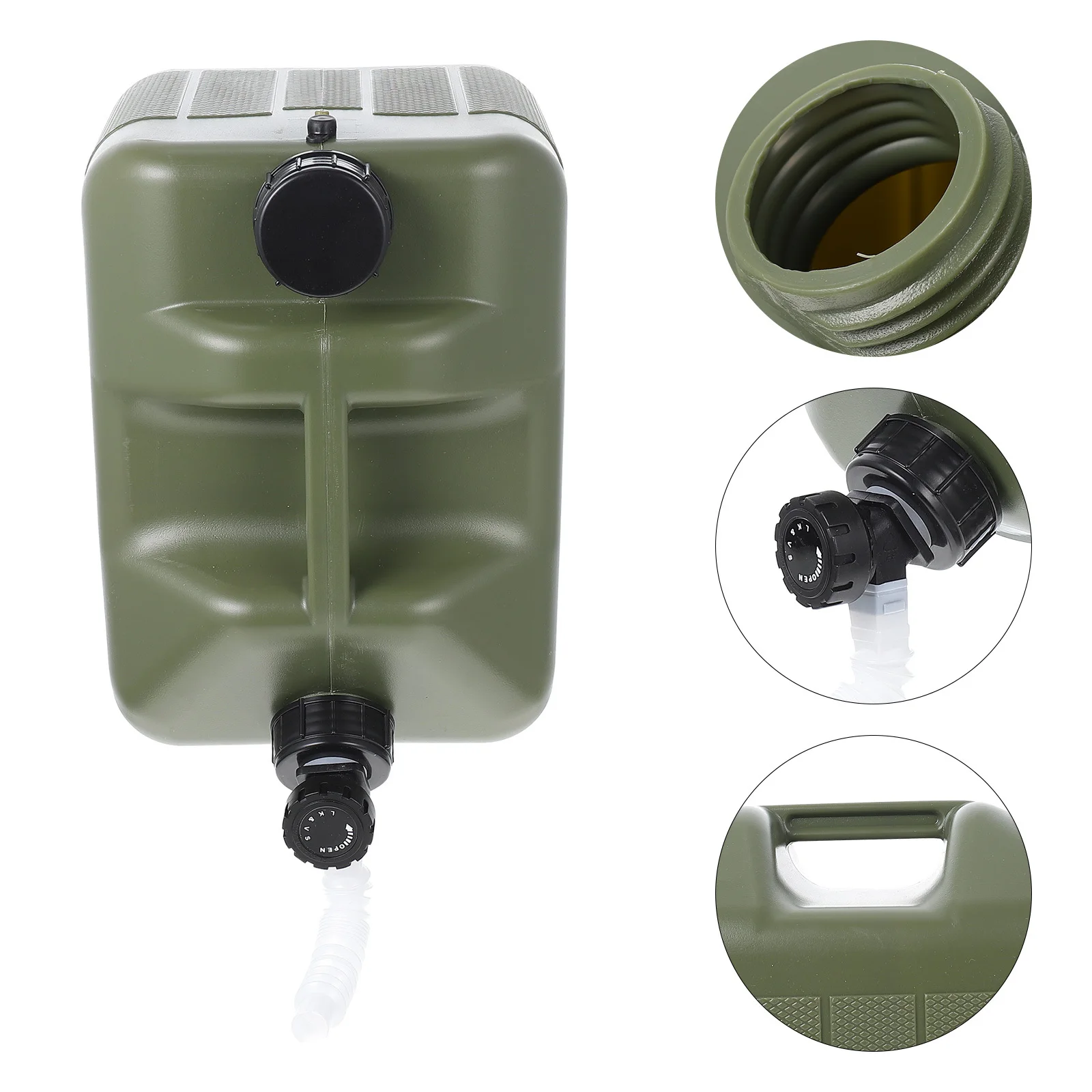 

Storage Tank Portable Water Bucket Buckets for Camping High Capacity Road Container