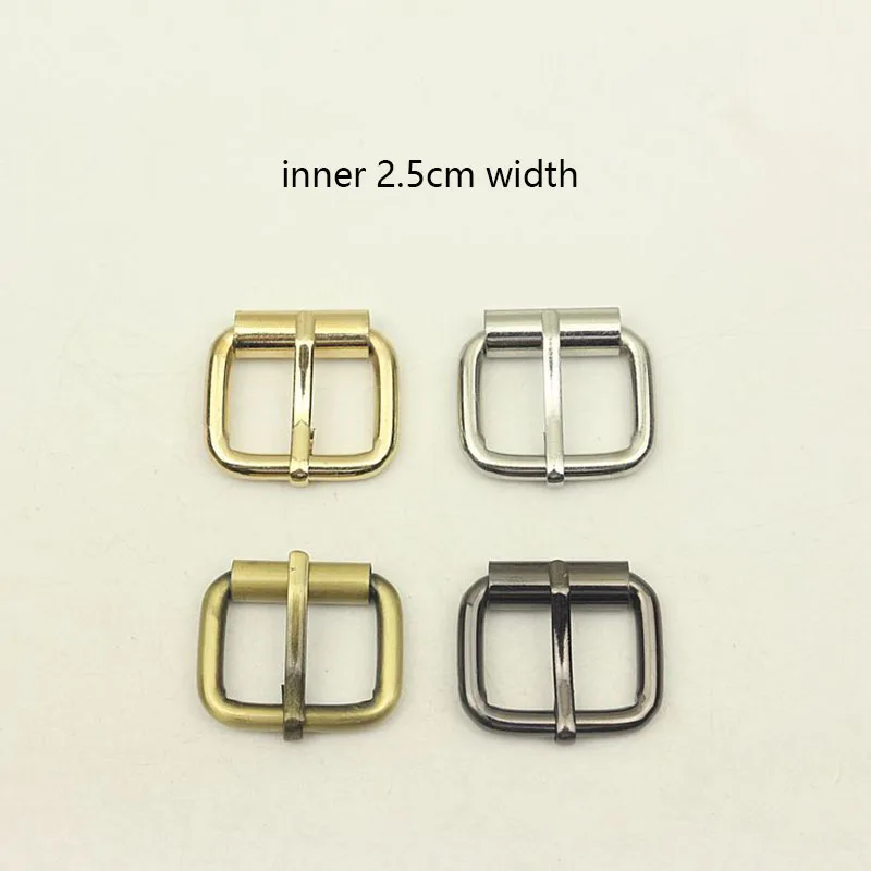 

20pcs ID25mm Alloy Pin Buckle Belts Head 5mm Thickness Top Metal Single Needle Roller Belt Adjust Buckles DIY Hardware Accessory