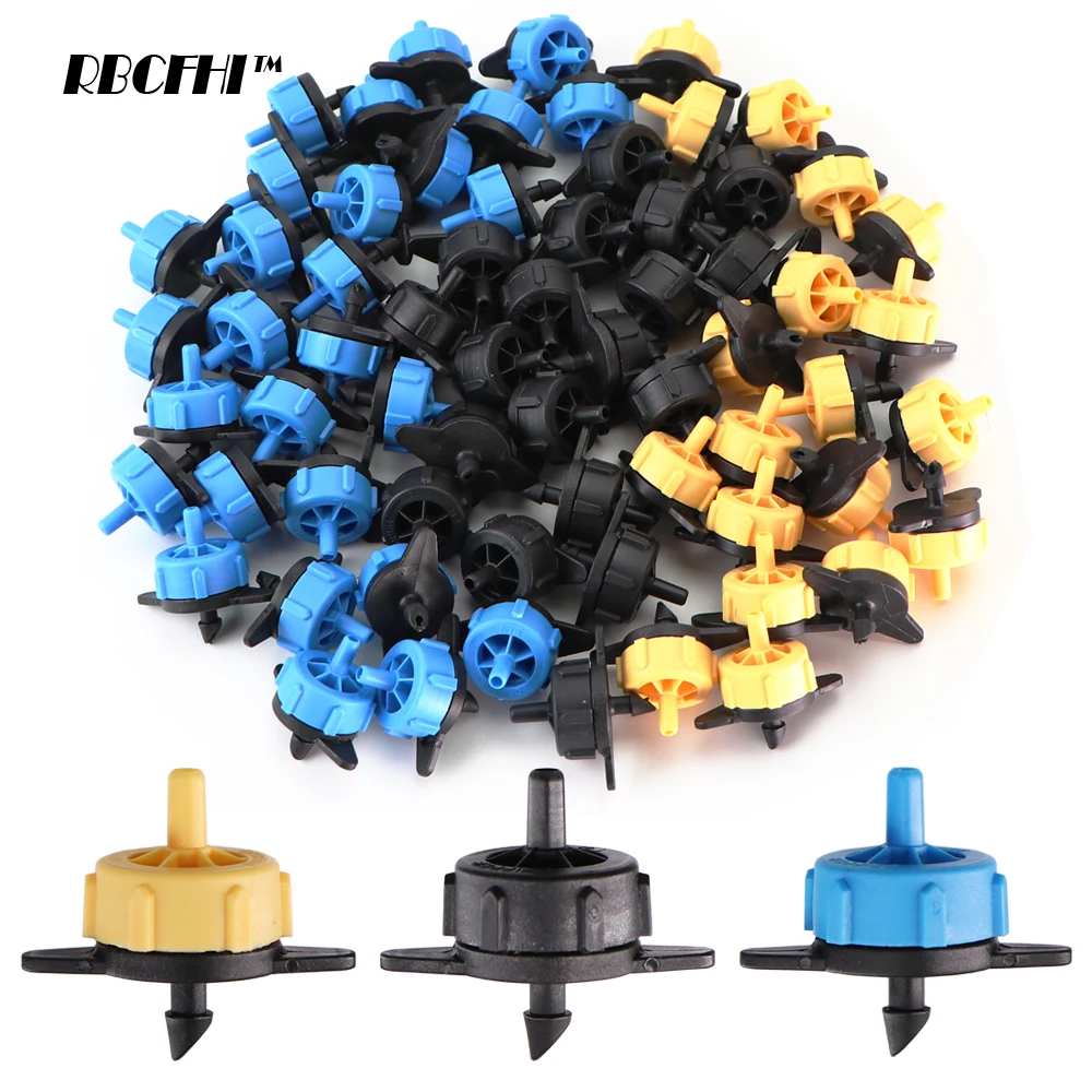 2L 4L 8L Greenhouse Fixed Flow Pressure Compensating Emitter Head Garden plant Water Micro Flow Regulator Irrigation Drippers