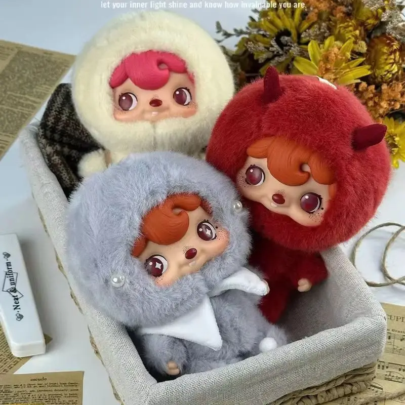 Hoge kwaliteit 52toys Pouka Mood Bubbles Series Vinyl Pluche Blind Box Leuke Hangers Decoratie Ornament Trendy Blind Box Speelgoed Cadeau